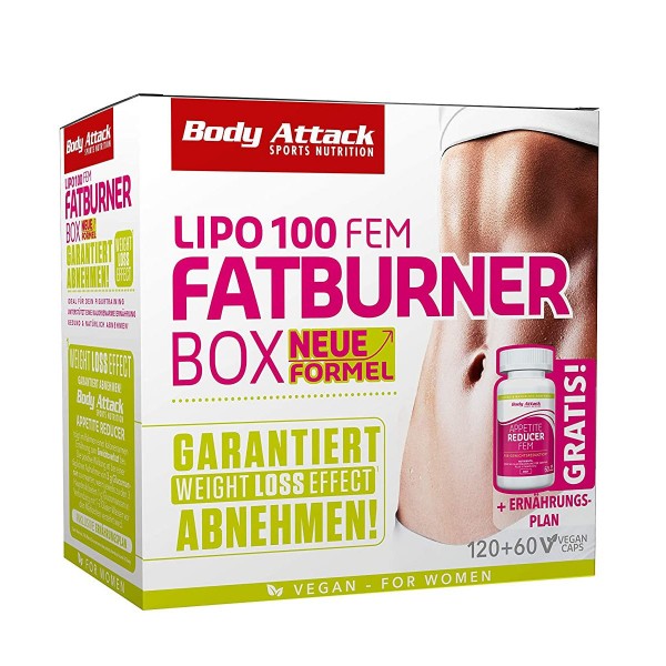 LIPO 100 Fatburner Box FEM vegan