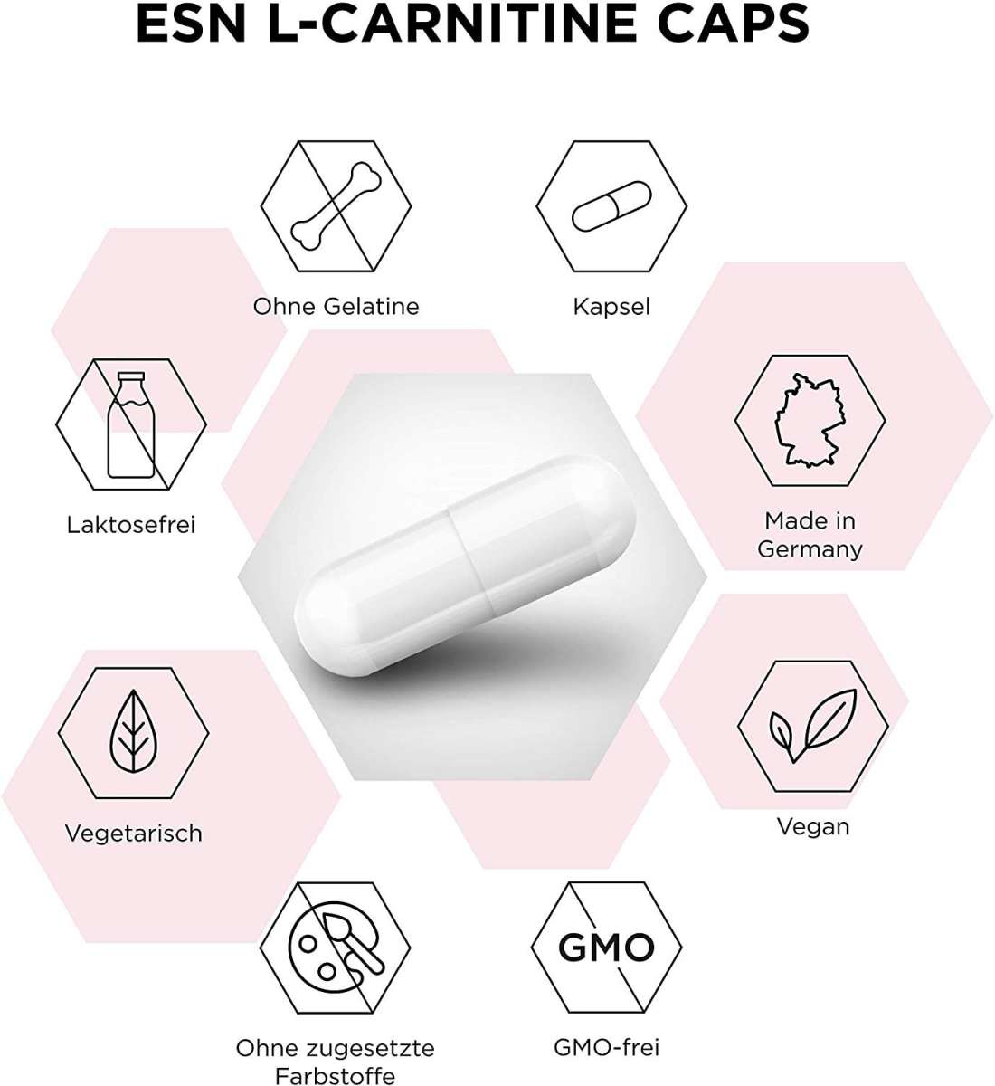 esn l carnitine L-carnitine caps main image 1